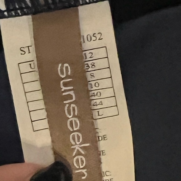 NWOT Sunseeker Stylish Navy Bandeau Bikini Top - Picture 4 of 5